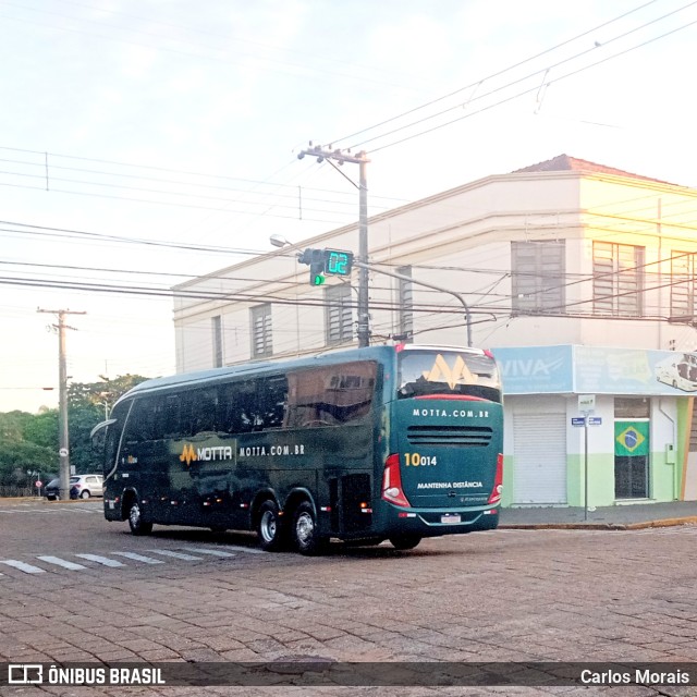 Viação Motta 10014 na cidade de Presidente Venceslau, São Paulo, Brasil, por Carlos Morais. ID da foto: 10941725.