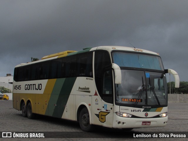 Empresa Gontijo de Transportes 14545 na cidade de Caruaru, Pernambuco, Brasil, por Lenilson da Silva Pessoa. ID da foto: 10942113.