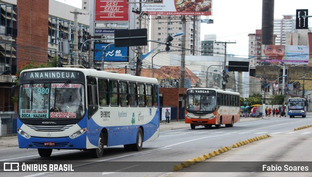 Transportes Barata BN-98012 na cidade de Belém, Pará, Brasil, por Fabio Soares. Número da foto: #10940713.