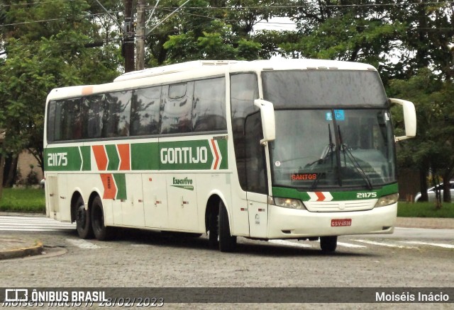 Empresa Gontijo de Transportes 21175 na cidade de Cubatão, São Paulo, Brasil, por Moiséis Inácio. ID da foto: 10941660.