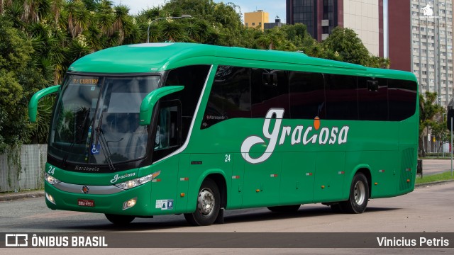 Transportes Graciosa 24 na cidade de Curitiba, Paraná, Brasil, por Vinicius Petris. ID da foto: 10942106.