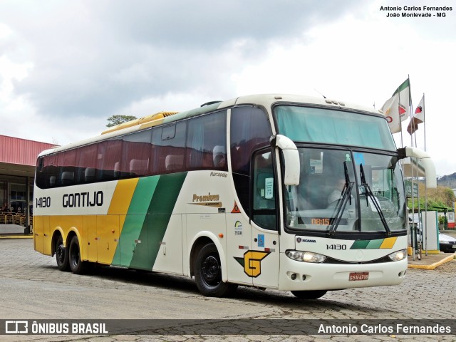 Empresa Gontijo de Transportes 14130 na cidade de João Monlevade, Minas Gerais, Brasil, por Antonio Carlos Fernandes. Número da foto: #10941115.
