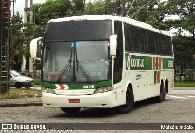 Empresa Gontijo de Transportes 21175 na cidade de Cubatão, São Paulo, Brasil, por Moiséis Inácio. ID da foto: 10941665.