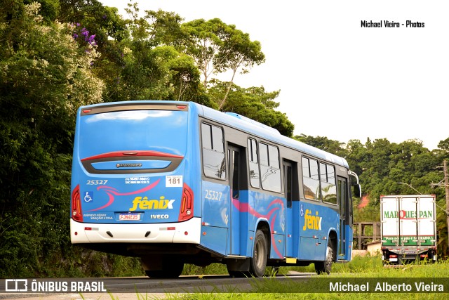 Expresso Fênix Caraguatatuba 25327 na cidade de Caraguatatuba, São Paulo, Brasil, por Michael  Alberto Vieira. Número da foto: #10942352.