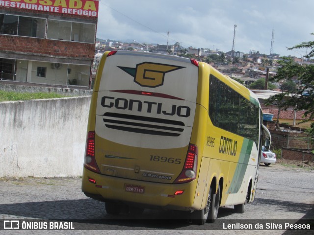 Empresa Gontijo de Transportes 18965 na cidade de Caruaru, Pernambuco, Brasil, por Lenilson da Silva Pessoa. Número da foto: #10941829.