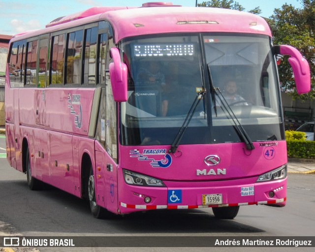 TRACOPA - Transportes Costarricenses Panameños 47 na cidade de Hospital, San José, San José, Costa Rica, por Andrés Martínez Rodríguez. ID da foto: 10941489.