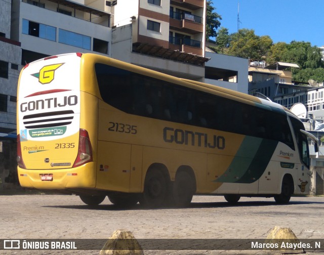 Empresa Gontijo de Transportes 21335 na cidade de Cachoeiro de Itapemirim, Espírito Santo, Brasil, por Marcos Ataydes. N. Número da foto: #10944556.