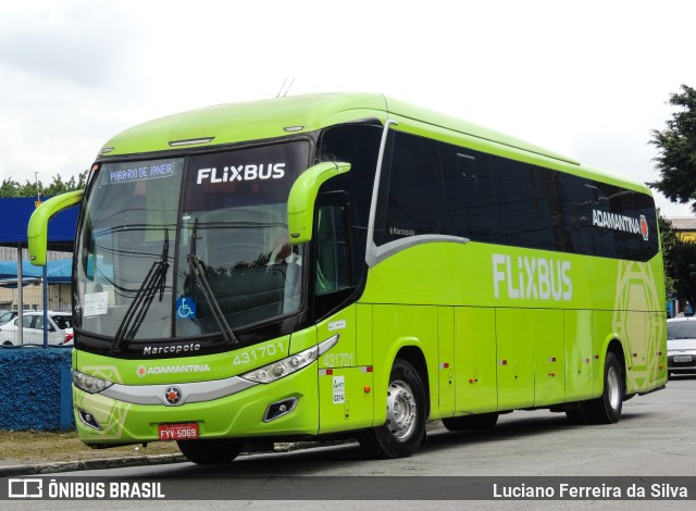 FlixBus Transporte e Tecnologia do Brasil 431701 na cidade de São Paulo, São Paulo, Brasil, por Luciano Ferreira da Silva. ID da foto: 10945638.