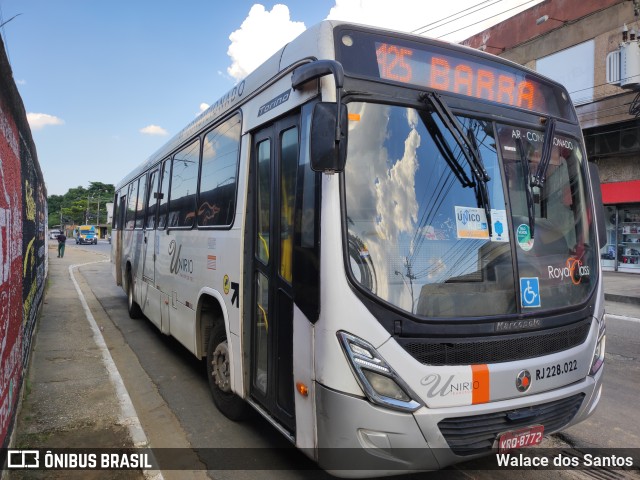 UniRio Transportes RJ 228.022 na cidade de Queimados, Rio de Janeiro, Brasil, por Walace dos Santos. Número da foto: #10944196.