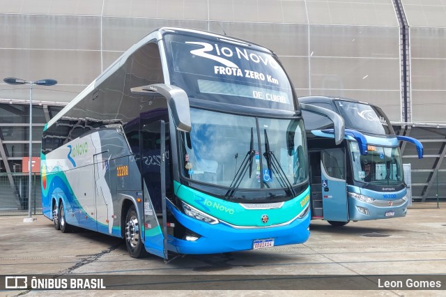 Rio Novo Transportes e Turismo 22208 na cidade de Cuiabá, Mato Grosso, Brasil, por Leon Gomes. ID da foto: 10946012.