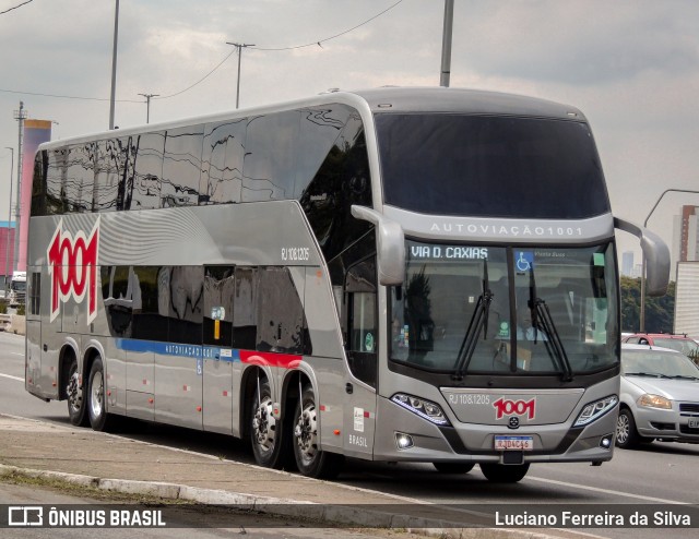 Auto Viação 1001 RJ 108.1205 na cidade de São Paulo, São Paulo, Brasil, por Luciano Ferreira da Silva. ID da foto: 10945628.