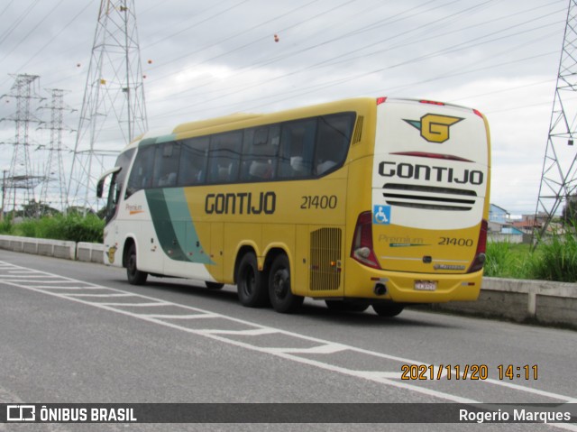 Empresa Gontijo de Transportes 21400 na cidade de São José dos Campos, São Paulo, Brasil, por Rogerio Marques. ID da foto: 10945689.