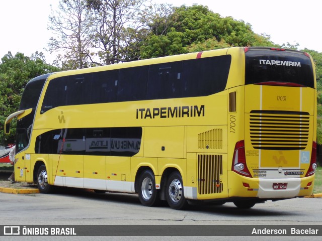 Viação Itapemirim 17001 na cidade de São Paulo, São Paulo, Brasil, por Anderson  Bacelar. Número da foto: #10943657.