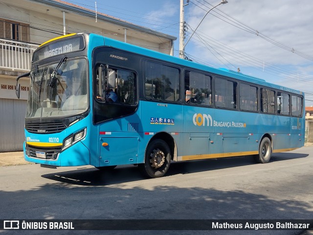 JTP Transportes - COM Bragança Paulista 03.110 na cidade de Bragança Paulista, São Paulo, Brasil, por Matheus Augusto Balthazar. ID da foto: 10944529.