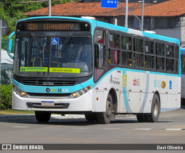 Rota Sol > Vega Transporte Urbano 35428 na cidade de Fortaleza, Ceará, Brasil, por Davi Oliveira. ID da foto: 10946052.