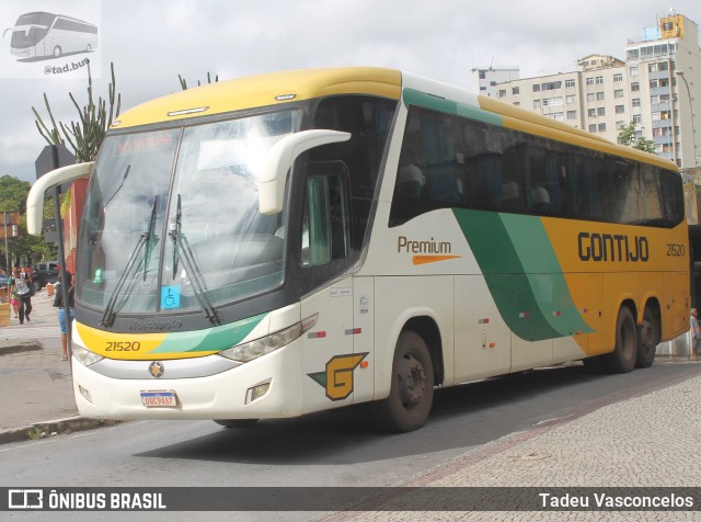 Empresa Gontijo de Transportes 21520 na cidade de Belo Horizonte, Minas Gerais, Brasil, por Tadeu Vasconcelos. ID da foto: 10945692.