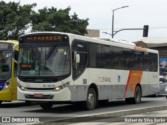 Evanil Transportes e Turismo RJ 132.116 na cidade de Rio de Janeiro, Rio de Janeiro, Brasil, por Rafael da Silva Xarão. Número da foto: #10948831.