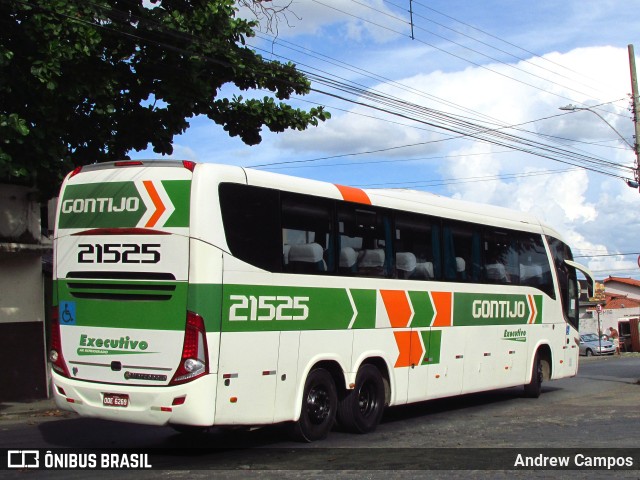 Empresa Gontijo de Transportes 21525 na cidade de Pirapora, Minas Gerais, Brasil, por Andrew Campos. ID da foto: 10948767.