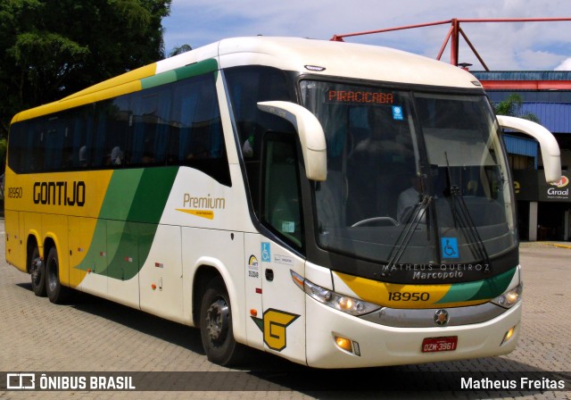 Empresa Gontijo de Transportes 18950 na cidade de Resende, Rio de Janeiro, Brasil, por Matheus Freitas. ID da foto: 10948424.