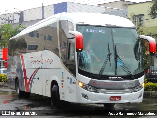 Paraibuna Transportes 22000 na cidade de São João del Rei, Minas Gerais, Brasil, por Adão Raimundo Marcelino. ID da foto: 10948738.