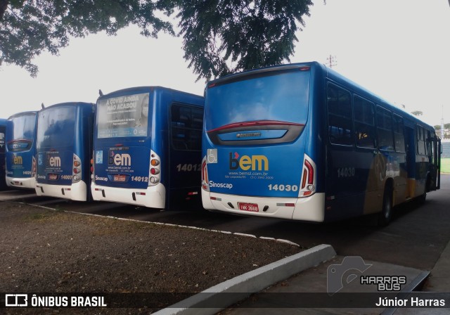 Viação Sinoscap 14030 na cidade de São Leopoldo, Rio Grande do Sul, Brasil, por Júnior Harras. ID da foto: 10946957.