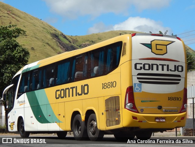 Empresa Gontijo de Transportes 18810 na cidade de Timóteo, Minas Gerais, Brasil, por Ana Carolina Ferreira da Silva. ID da foto: 10947322.