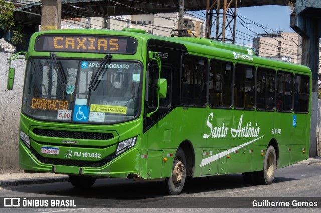 Transportes Santo Antônio RJ 161.042 na cidade de Duque de Caxias, Rio de Janeiro, Brasil, por Guilherme Gomes. Número da foto: #10949512.
