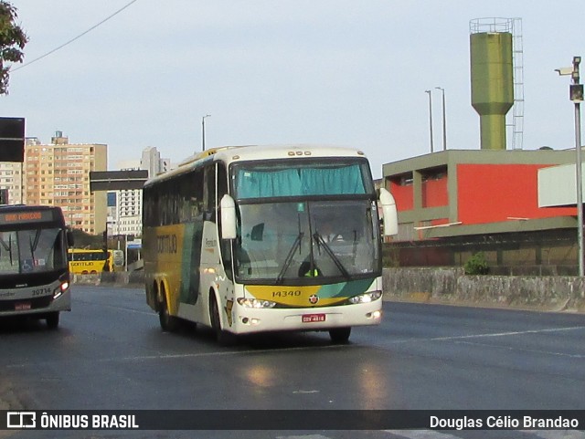 Empresa Gontijo de Transportes 14340 na cidade de Belo Horizonte, Minas Gerais, Brasil, por Douglas Célio Brandao. ID da foto: 10949557.