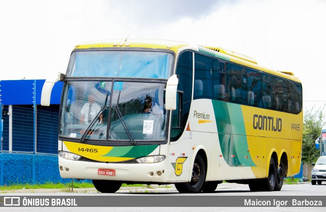 Empresa Gontijo de Transportes 14465 na cidade de São Paulo, São Paulo, Brasil, por Maicon Igor  Barboza. ID da foto: 10947773.