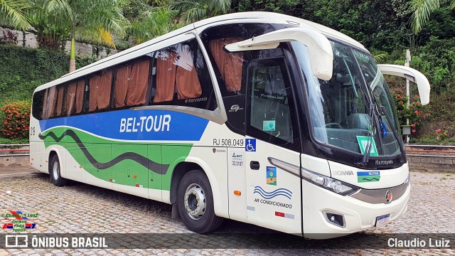 Bel-Tour Transportes e Turismo RJ 508.049 na cidade de Niterói, Rio de Janeiro, Brasil, por Claudio Luiz. Número da foto: #10948818.