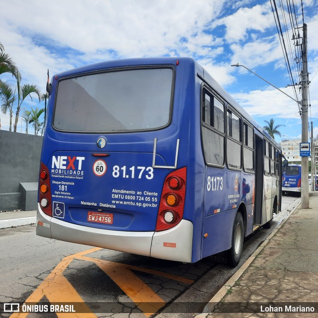 Next Mobilidade - ABC Sistema de Transporte 81.173 na cidade de São Caetano do Sul, São Paulo, Brasil, por Lohan Mariano. ID da foto: 10946697.