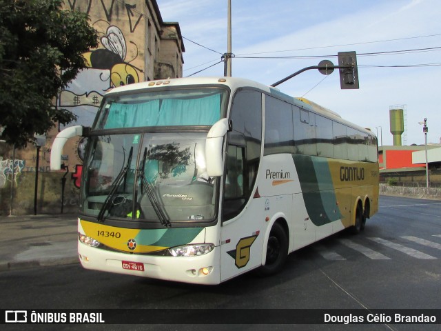 Empresa Gontijo de Transportes 14340 na cidade de Belo Horizonte, Minas Gerais, Brasil, por Douglas Célio Brandao. ID da foto: 10949559.