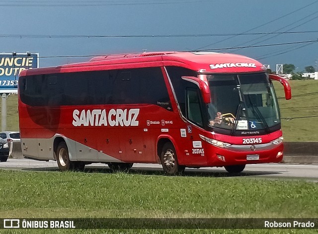 Viação Santa Cruz 203145 na cidade de São José dos Campos, São Paulo, Brasil, por Robson Prado. Número da foto: #10949240.