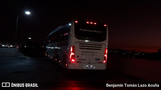 Pullman Bus 169 na cidade de Estación Central, Santiago, Metropolitana de Santiago, Chile, por Benjamín Tomás Lazo Acuña. Número da foto: #10952484.