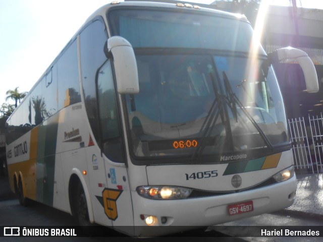 Empresa Gontijo de Transportes 14055 na cidade de Belo Horizonte, Minas Gerais, Brasil, por Hariel Bernades. Número da foto: #10950627.