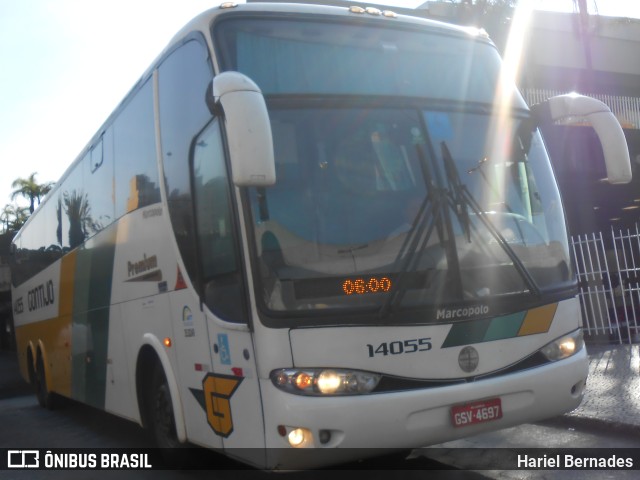 Empresa Gontijo de Transportes 14055 na cidade de Belo Horizonte, Minas Gerais, Brasil, por Hariel Bernades. ID da foto: 10950627.