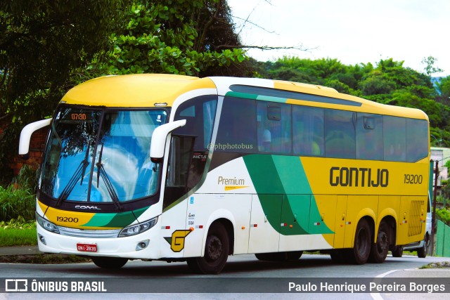 Empresa Gontijo de Transportes 19200 na cidade de Resende, Rio de Janeiro, Brasil, por Paulo Henrique Pereira Borges. Número da foto: #10950091.