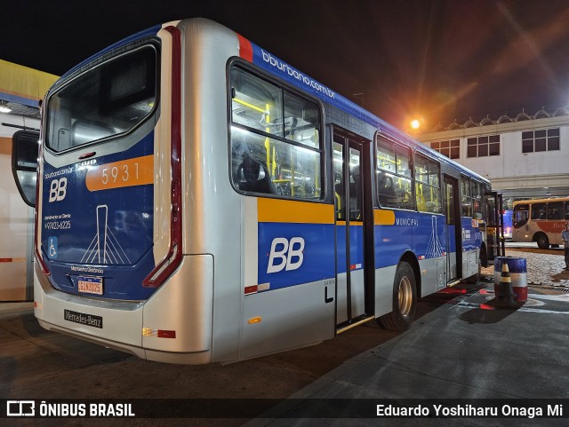 BB Transportes e Turismo 5931 na cidade de Jandira, São Paulo, Brasil, por Eduardo Yoshiharu Onaga Mi. Número da foto: #10951668.