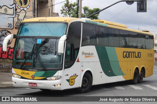 Empresa Gontijo de Transportes 17335 na cidade de Belo Horizonte, Minas Gerais, Brasil, por José Augusto de Souza Oliveira. ID da foto: 10949712.