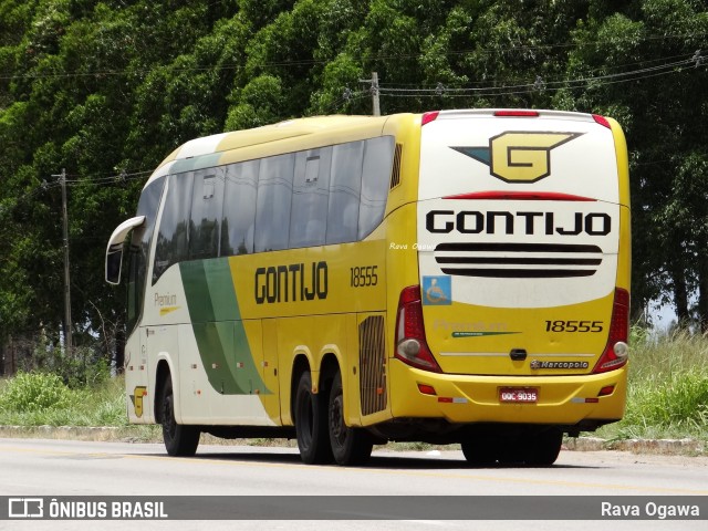 Empresa Gontijo de Transportes 18555 na cidade de Vitória da Conquista, Bahia, Brasil, por Rava Ogawa. Número da foto: #10951306.