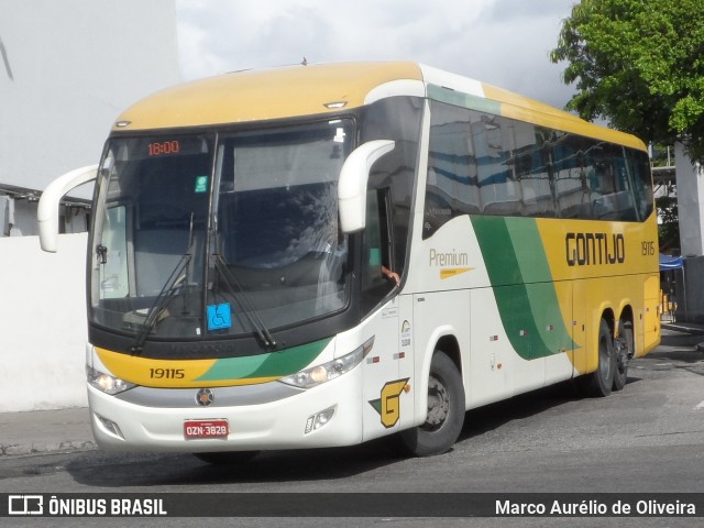 Empresa Gontijo de Transportes 19115 na cidade de Rio de Janeiro, Rio de Janeiro, Brasil, por Marco Aurélio de Oliveira. Número da foto: #10950748.