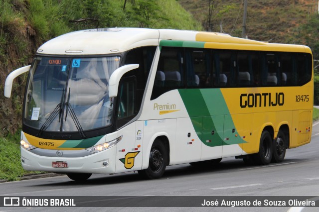 Empresa Gontijo de Transportes 18475 na cidade de Piraí, Rio de Janeiro, Brasil, por José Augusto de Souza Oliveira. Número da foto: #10949710.