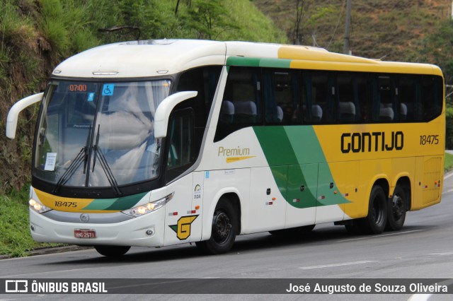 Empresa Gontijo de Transportes 18475 na cidade de Piraí, Rio de Janeiro, Brasil, por José Augusto de Souza Oliveira. ID da foto: 10949710.