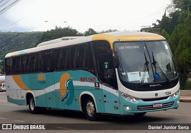 Grupo MRS Transportes 124 na cidade de Itabirito, Minas Gerais, Brasil, por Daniel Junior Sena. ID da foto: 10950815.