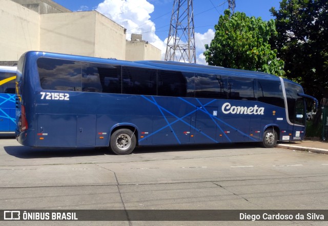 Viação Cometa 721552 na cidade de São Paulo, São Paulo, Brasil, por Diego Cardoso da Silva. ID da foto: 10950495.