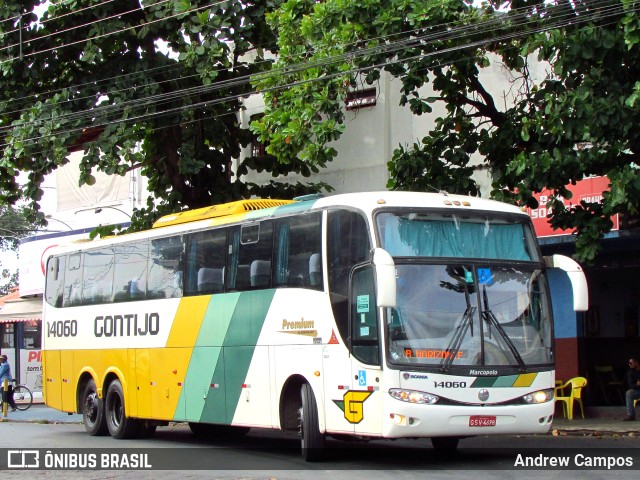 Empresa Gontijo de Transportes 14060 na cidade de Pirapora, Minas Gerais, Brasil, por Andrew Campos. ID da foto: 10951248.