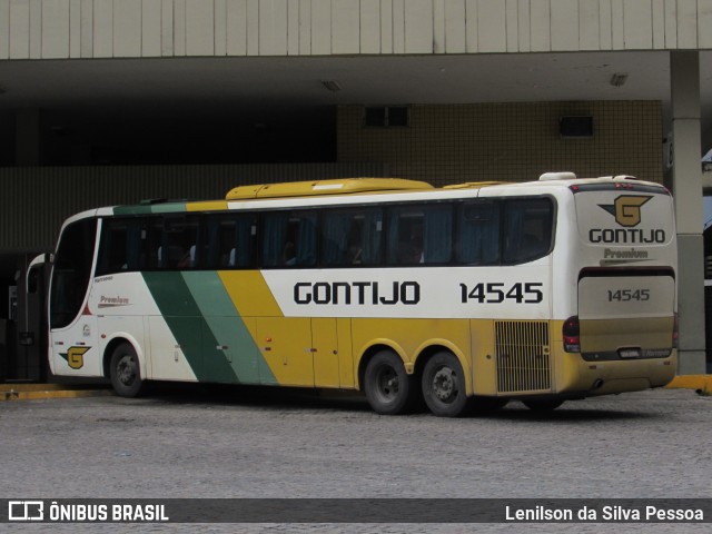 Empresa Gontijo de Transportes 14545 na cidade de Caruaru, Pernambuco, Brasil, por Lenilson da Silva Pessoa. ID da foto: 10951112.