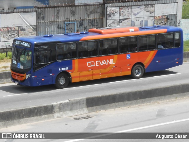 Evanil Transportes e Turismo RJ 132.138 na cidade de Nova Iguaçu, Rio de Janeiro, Brasil, por Augusto César. Número da foto: #10950285.