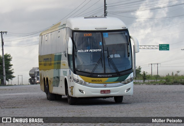 Empresa Gontijo de Transportes 18655 na cidade de Rio Largo, Alagoas, Brasil, por Müller Peixoto. ID da foto: 10949928.