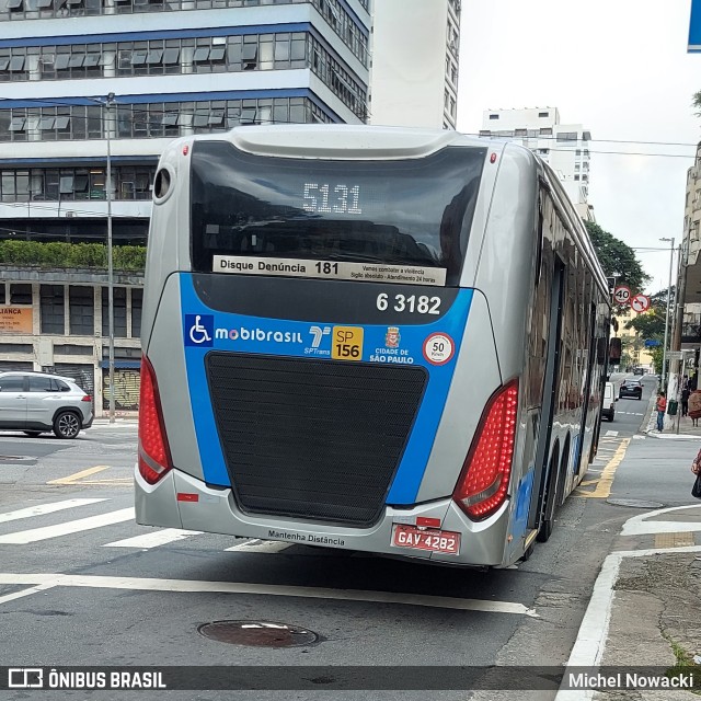 Viação Paratodos > São Jorge > Metropolitana São Paulo > Mobibrasil 6 3182 na cidade de São Paulo, São Paulo, Brasil, por Michel Nowacki. Número da foto: #10954912.